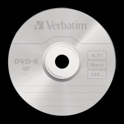 VERBATIM DVD-R  4.7GB X16 *100